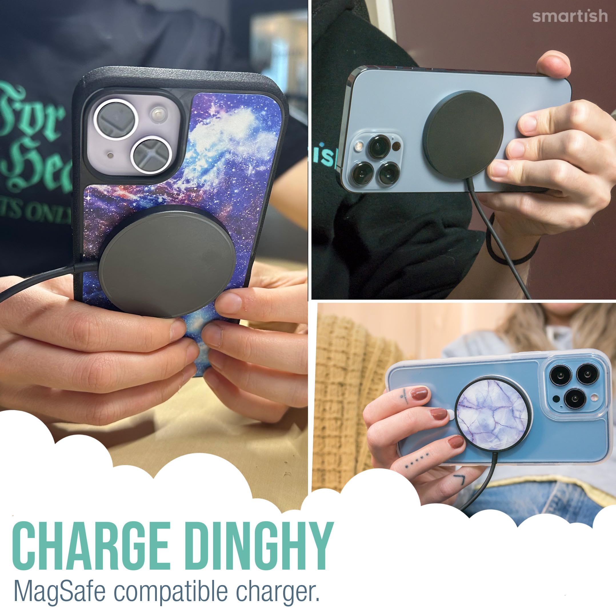 Amazon.com: Smartish Wireless Charger Compatible with MagSafe for